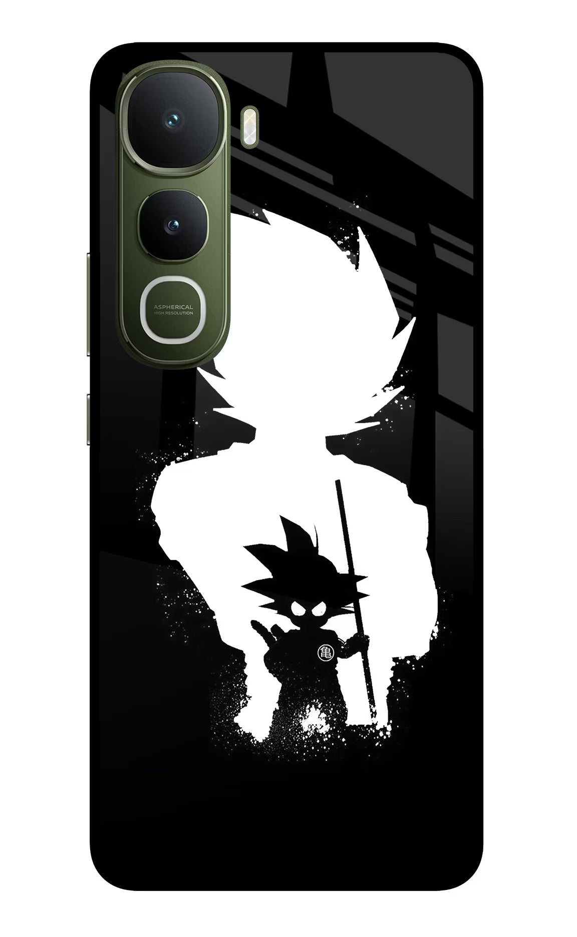 Goku Shadow Vivo Y400 5G Glass Case