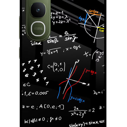 Mathematics Formula Vivo Y400 5G Glass Case Back Cover by Casekaro