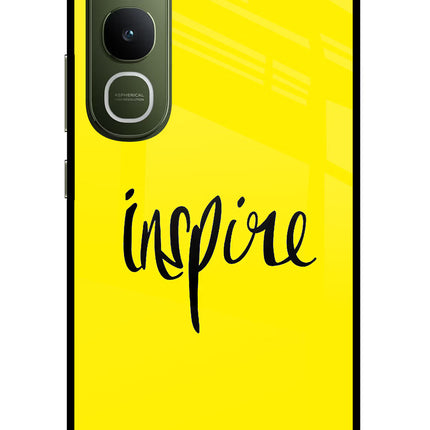 Inspire Vivo Y400 5G Glass Case Back Cover by Casekaro