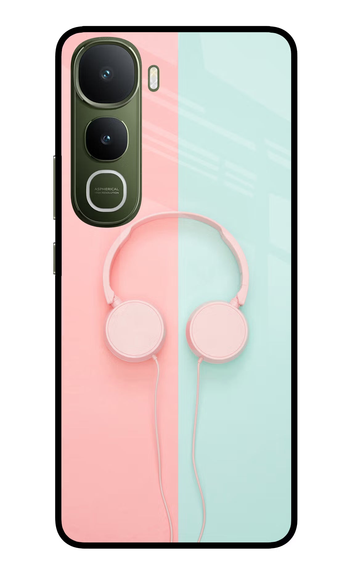 Music Lover Vivo Y400 5G Glass Case Back Cover by Casekaro