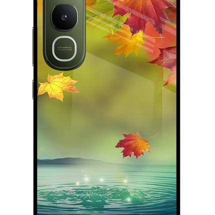 Flowers Vivo Y400 5G Glass Case