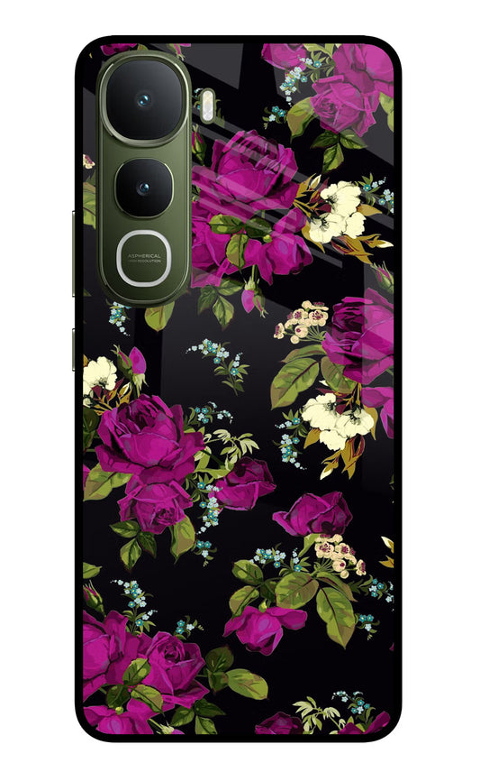 Flowers Vivo Y400 5G Glass Case