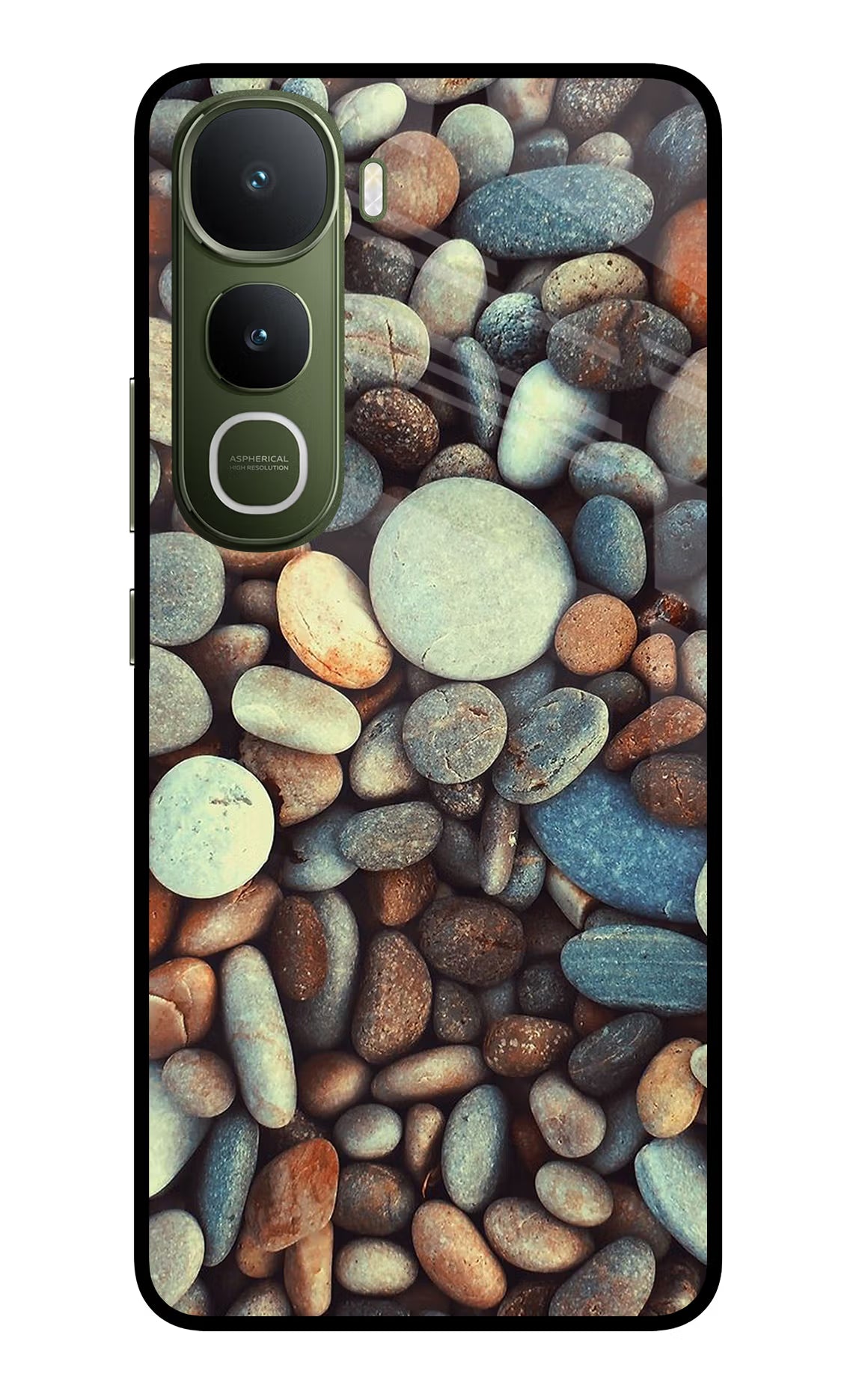 Pebble Vivo Y400 5G Glass Case Back Cover by Casekaro