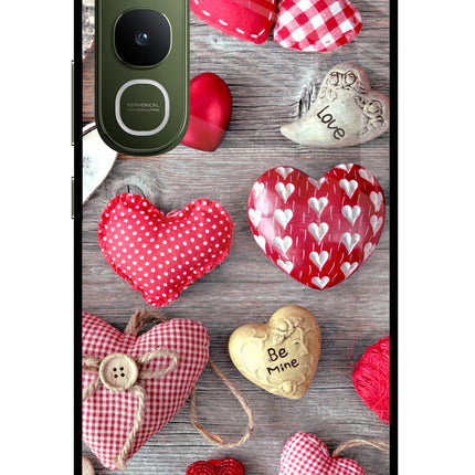 Love Wallpaper Vivo Y400 5G Glass Case Back Cover by Casekaro