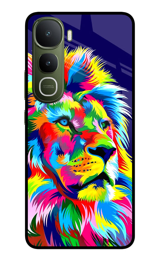 Vector Art Lion Vivo Y400 5G Glass Case