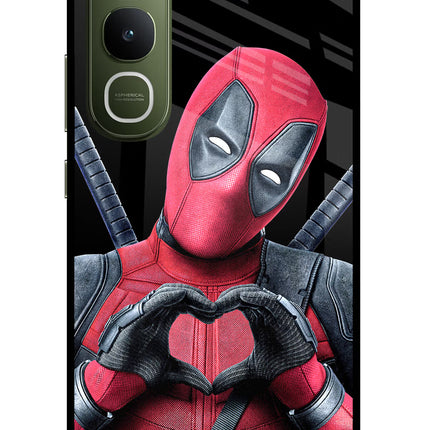 Deadpool Vivo Y400 5G Glass Case Back Cover by Casekaro