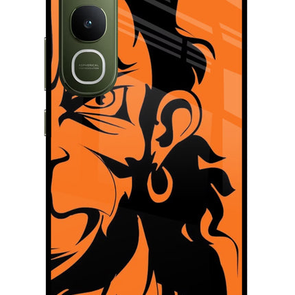 Hanuman Vivo Y400 5G Glass Case Back Cover by Casekaro