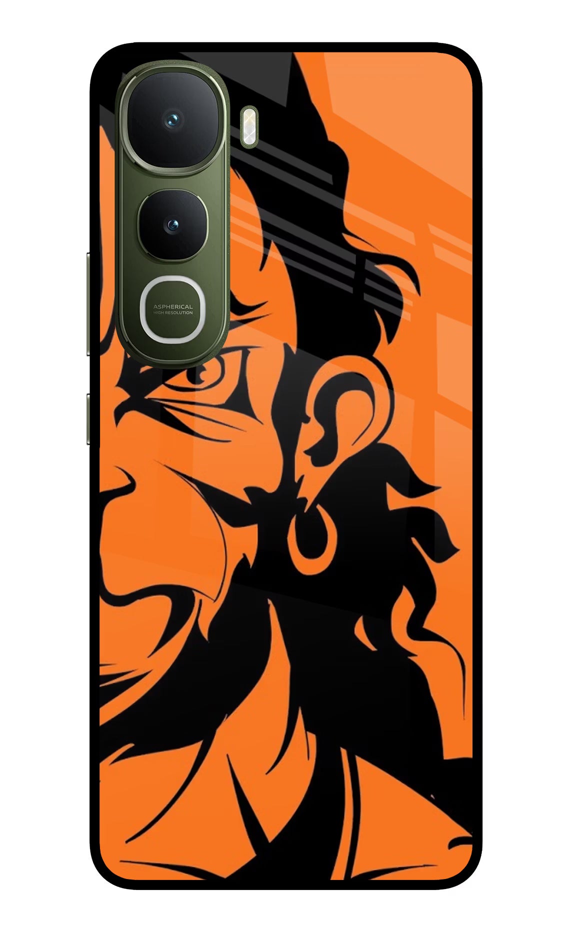 Hanuman Vivo Y400 5G Glass Case Back Cover by Casekaro