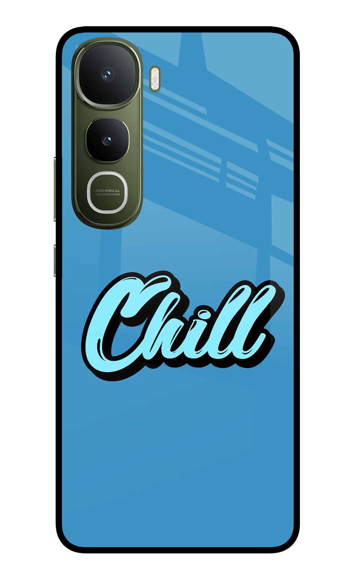 Chill Vivo Y400 5G Glass Case Back Cover by Casekaro