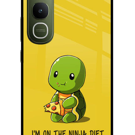 I'm on Ninja Diet Vivo Y400 5G Glass Case Back Cover by Casekaro