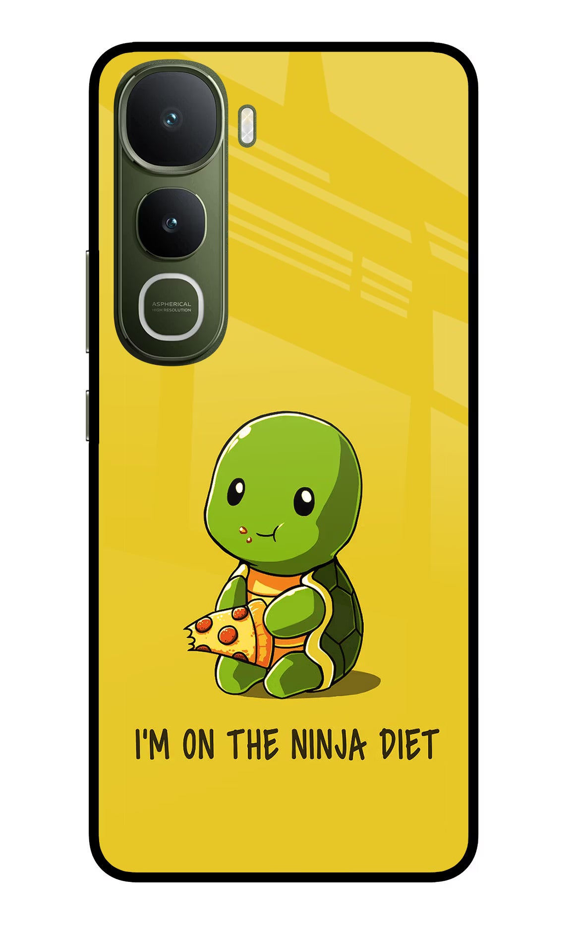 I'm on Ninja Diet Vivo Y400 5G Glass Case Back Cover by Casekaro
