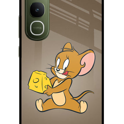 Jerry Vivo Y400 5G Glass Case Back Cover by Casekaro
