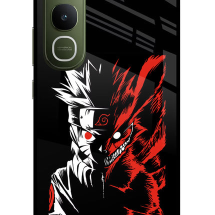 Naruto Two Face Vivo Y400 5G Glass Case Back Cover by Casekaro
