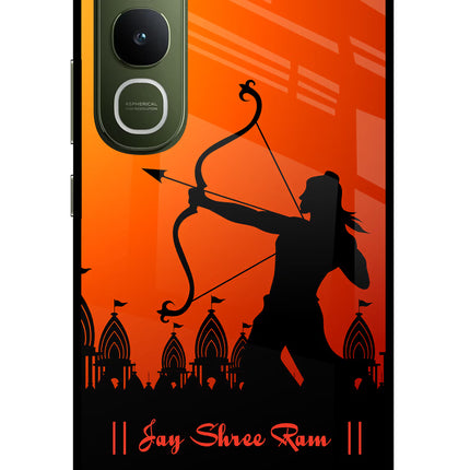 Lord Ram - 4 Vivo Y400 5G Glass Case Back Cover by Casekaro