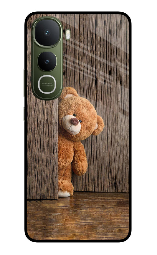 Teddy Wooden Vivo Y400 5G Glass Case