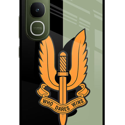 Balidan Logo Vivo Y400 5G Glass Case Back Cover by Casekaro