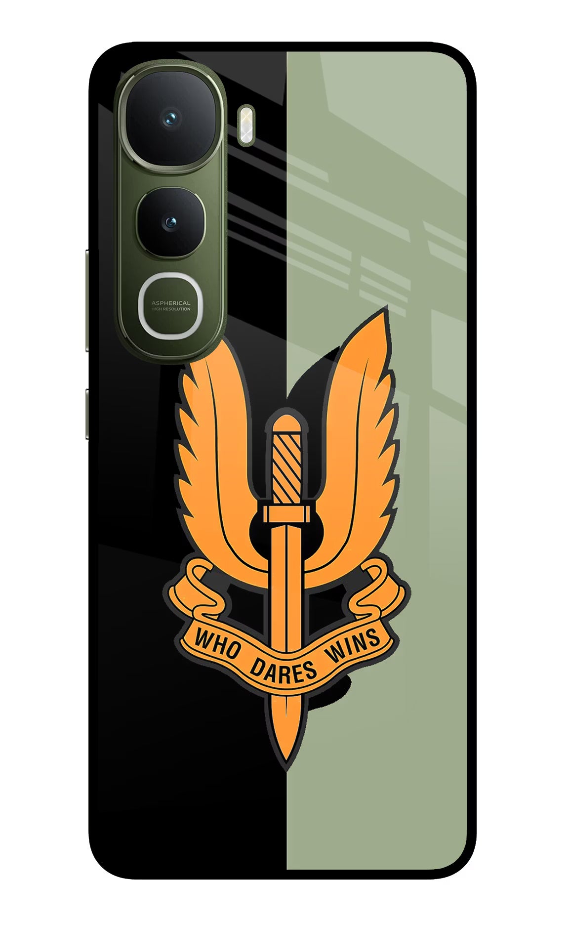 Balidan Logo Vivo Y400 5G Glass Case Back Cover by Casekaro