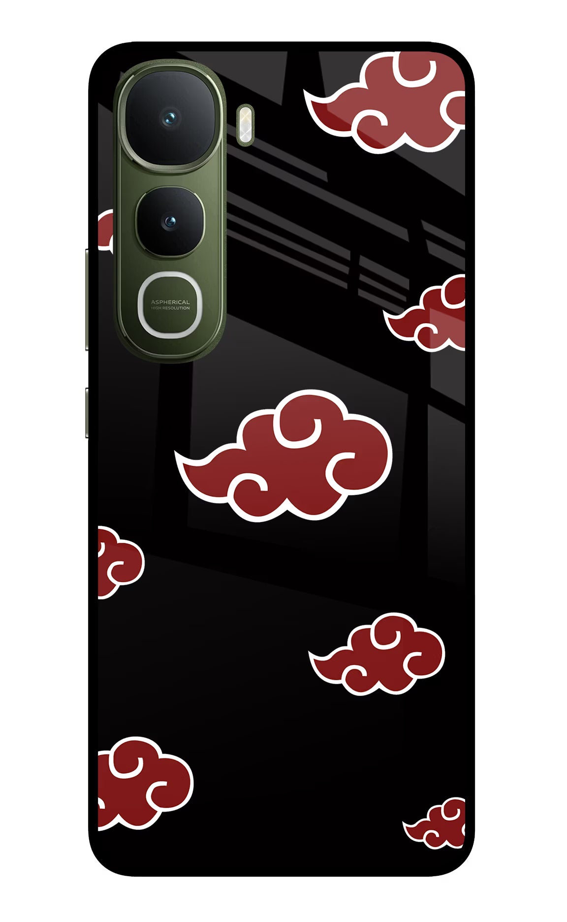 Akatsuki Vivo Y400 5G Glass Case Back Cover by Casekaro