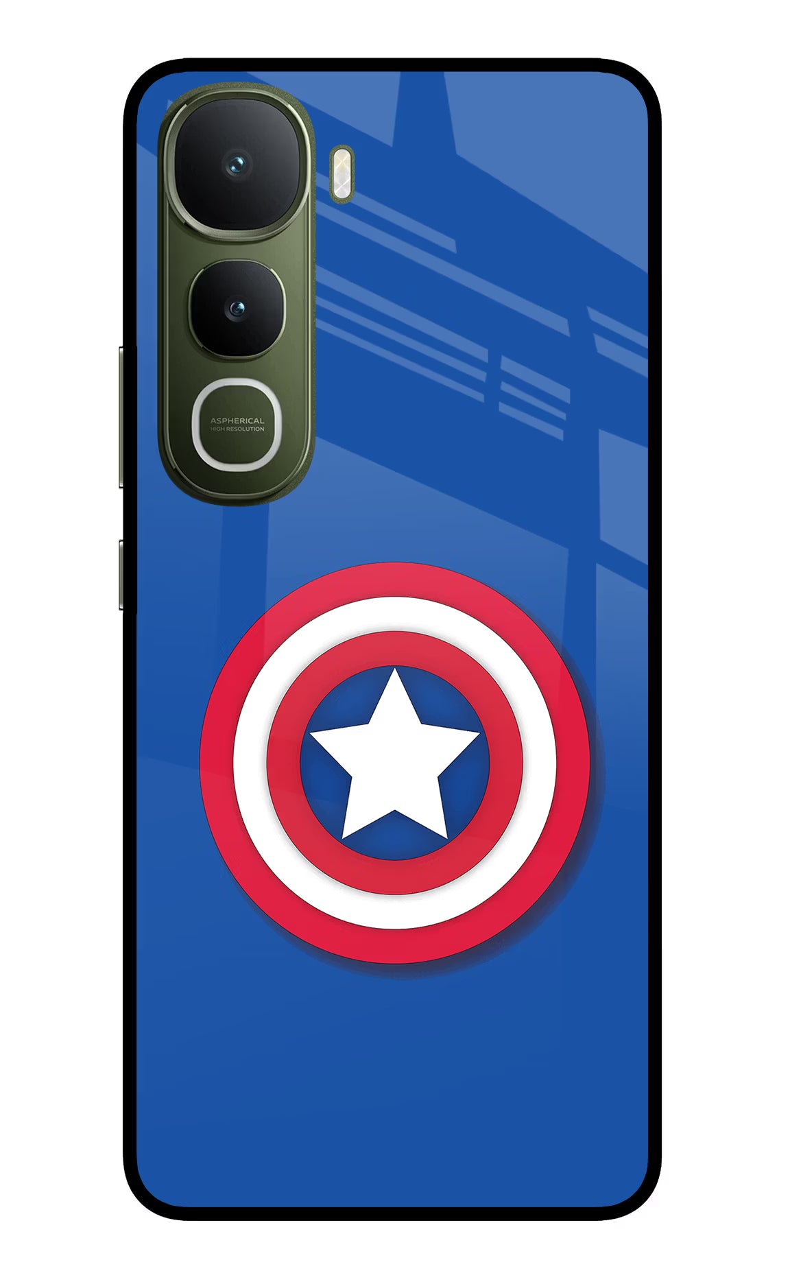 Shield Vivo Y400 5G Glass Case Back Cover by Casekaro