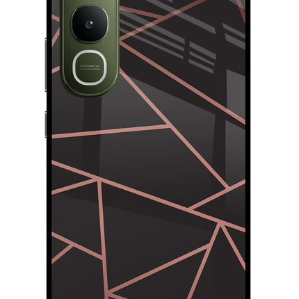 Geometric Pattern Vivo Y400 5G Glass Case