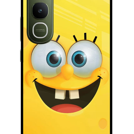 Sponge 1 Vivo Y400 5G Glass Case Back Cover by Casekaro