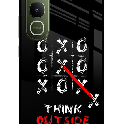 Think out of the BOX Vivo Y400 5G Glass Case Back Cover by Casekaro