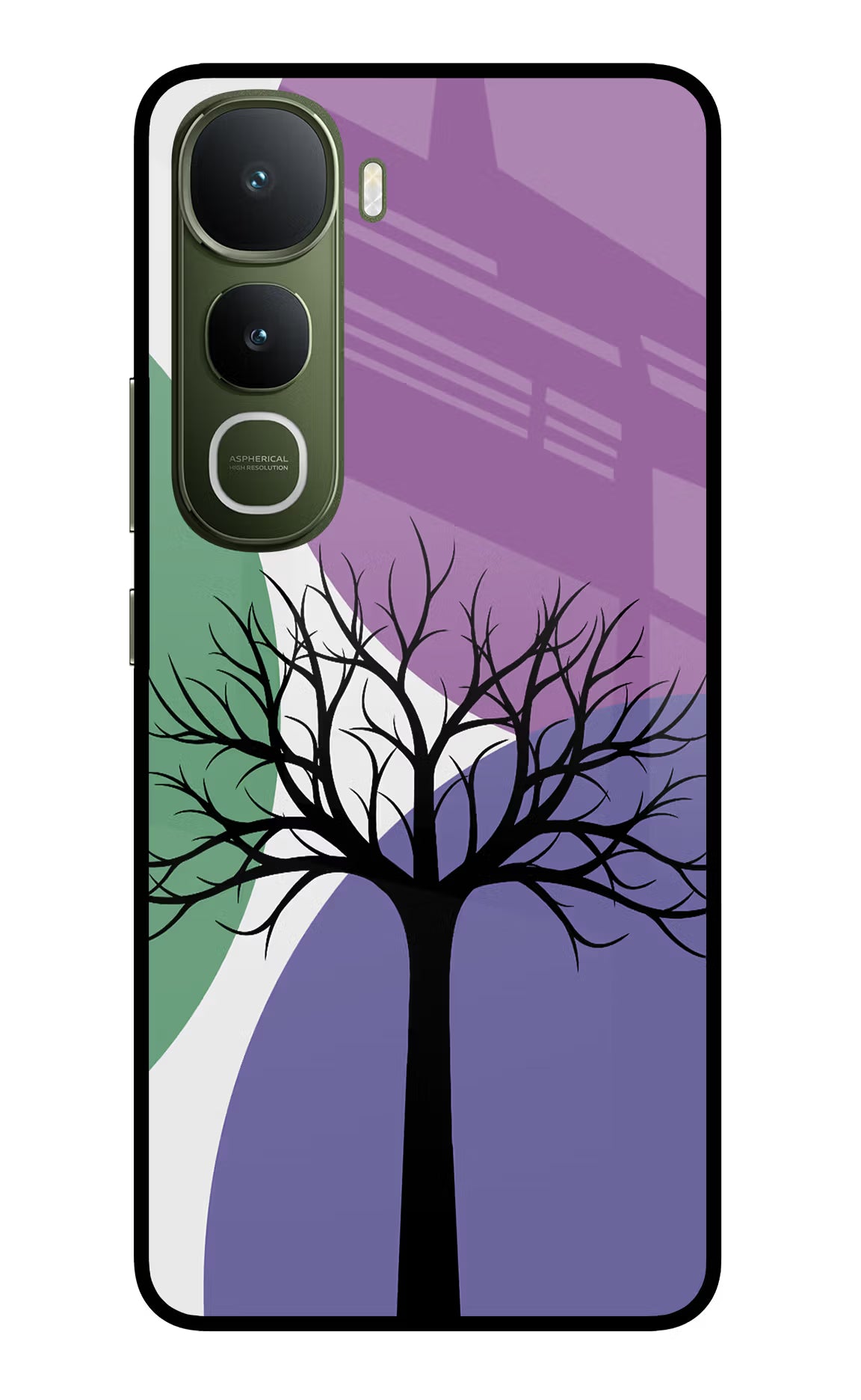 Tree Art Vivo Y400 5G Glass Case