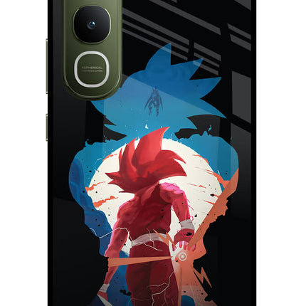 Goku Vivo Y400 5G Glass Case Back Cover by Casekaro