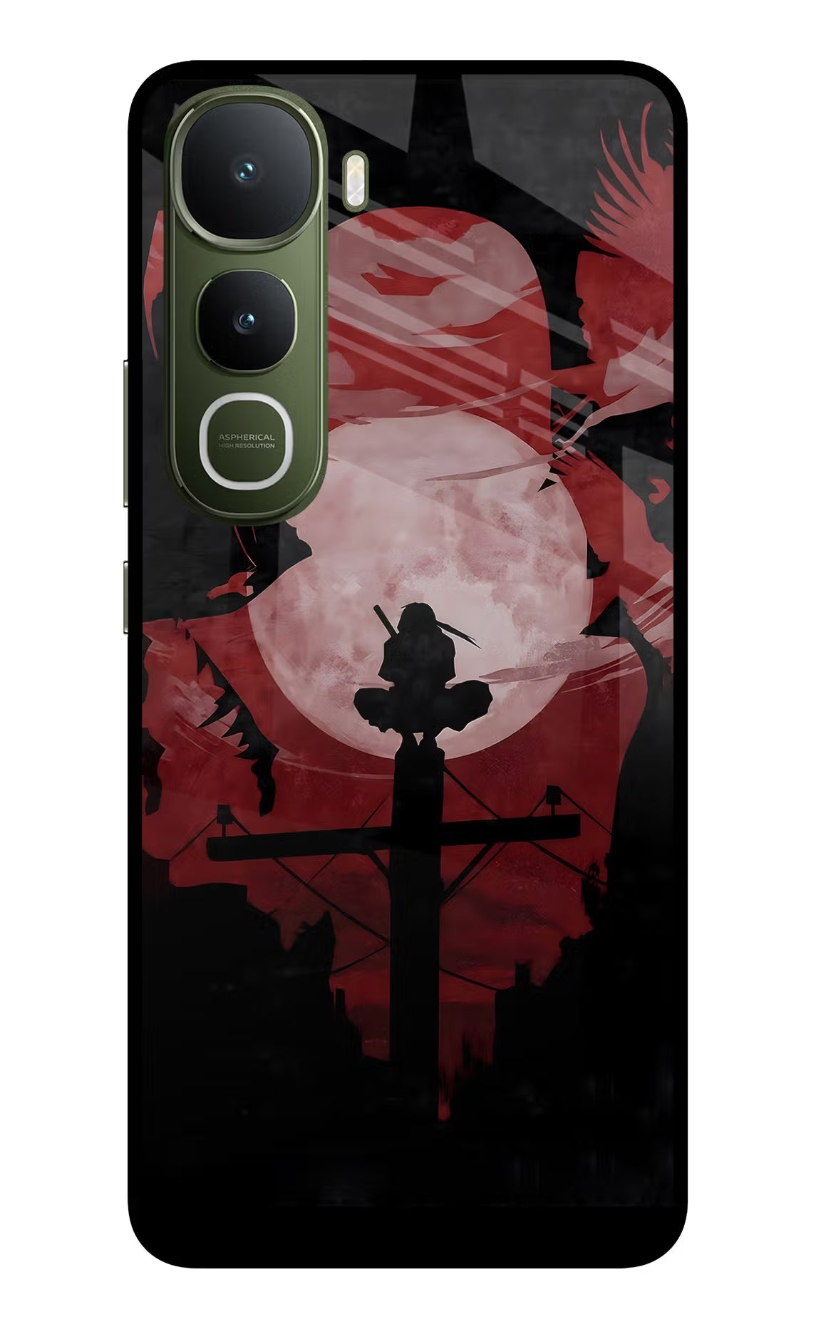 Naruto Anime Vivo Y400 5G Glass Case Back Cover by Casekaro