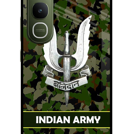 Balidan Indian Logo Vivo Y400 5G Glass Case Back Cover by Casekaro