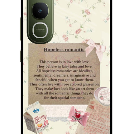 Hopeless Romantic Vivo Y400 5G Glass Case