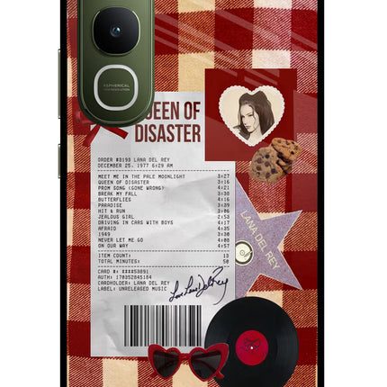 Queen of Disaster Vivo Y400 5G Glass Case