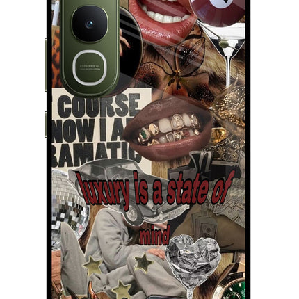 Luxury Vivo Y400 5G Glass Case