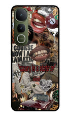 Luxury Vivo Y400 5G Glass Case