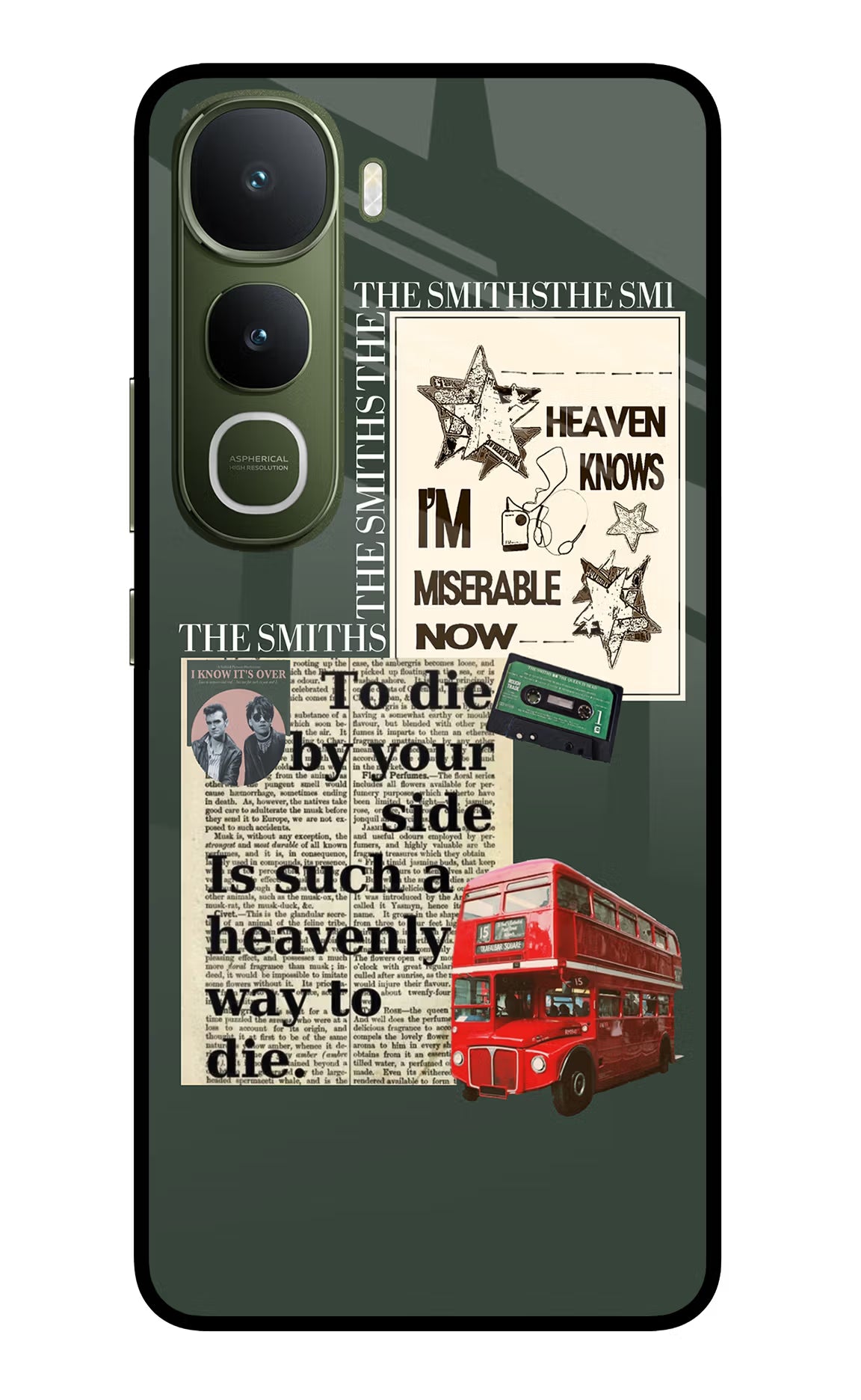 The Smiths Vivo Y400 5G Glass Case Back Cover by Casekaro