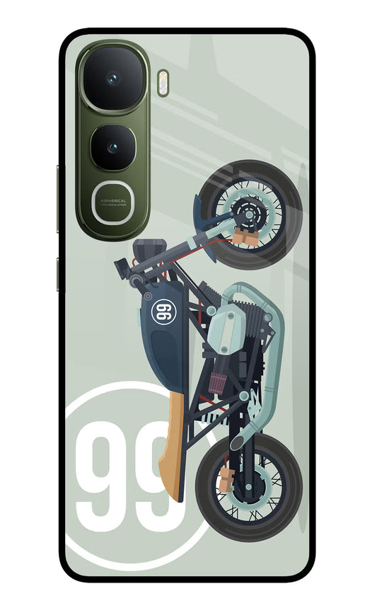 Classic Cafe Racer 99 Vivo Y400 5G Glass Case