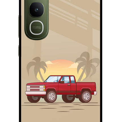 Desert Classic Drive Vivo Y400 5G Glass Case