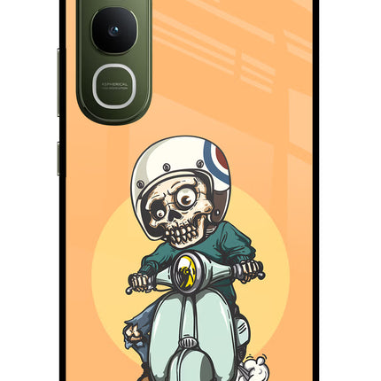 Undead Biker Vivo Y400 5G Glass Case