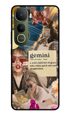 Gemini Zodiac Vivo Y400 5G Glass Case