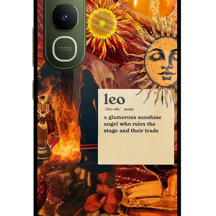 Leo Zodiac Vivo Y400 5G Glass Case