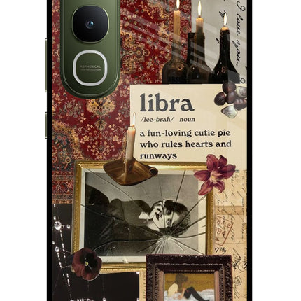 Libra Zodiac Vivo Y400 5G Glass Case