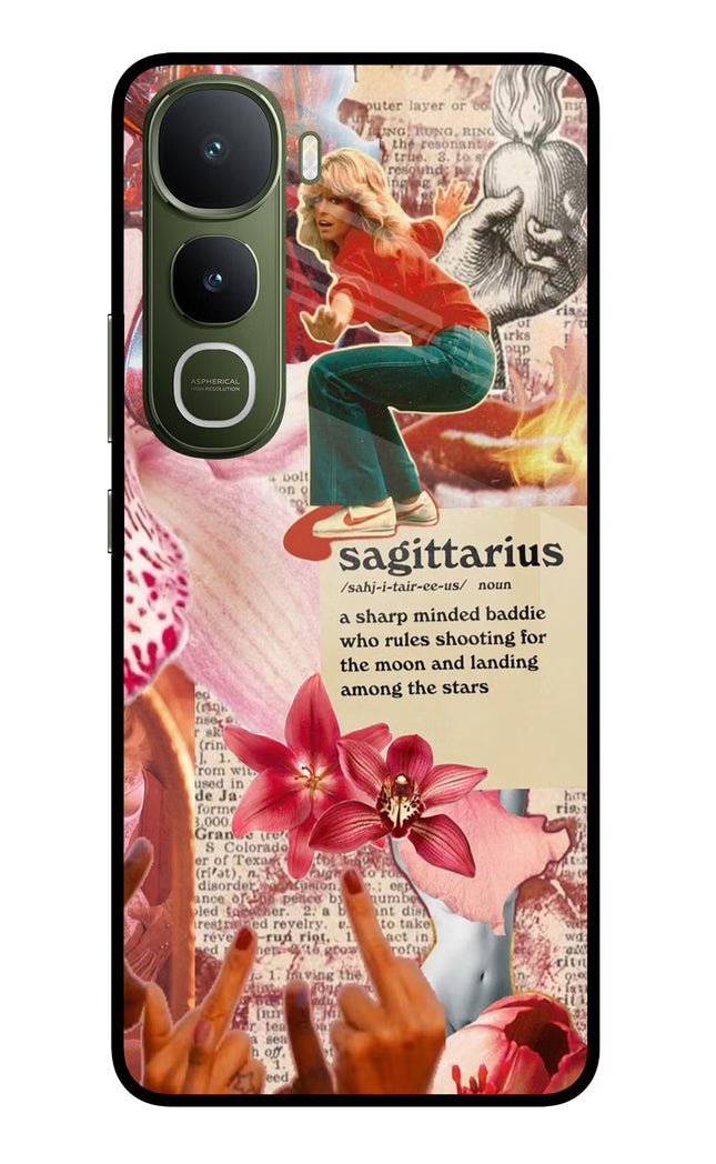 Sagittarius Zodiac Vivo Y400 5G Glass Case