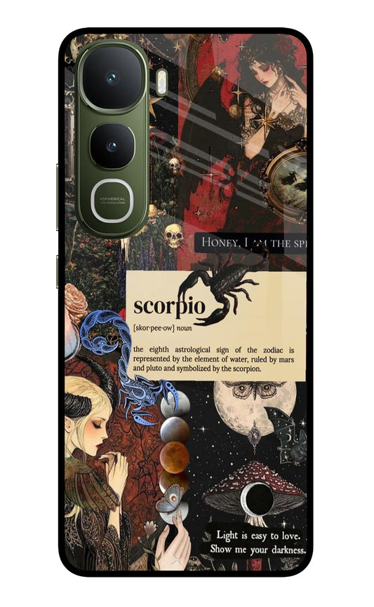 Scorpio Zodiac Vivo Y400 5G Glass Case