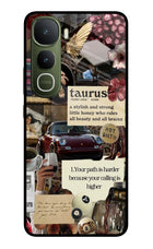 Taurus Zodiac Vivo Y400 5G Glass Case