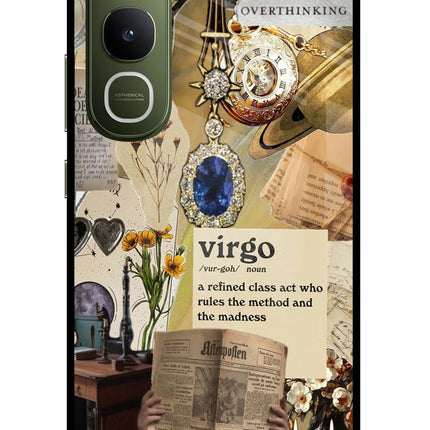 Virgo Zodiac Vivo Y400 5G Glass Case