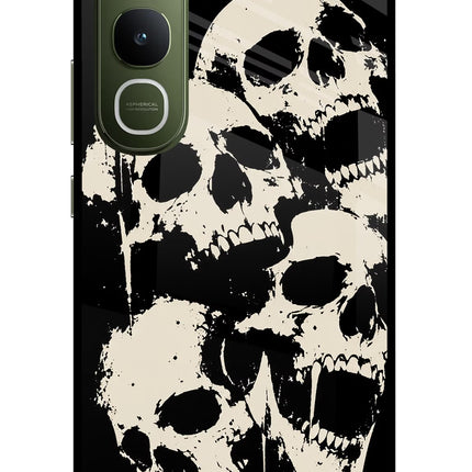 Dead Stack Vivo Y400 5G Glass Case Back Cover by Casekaro