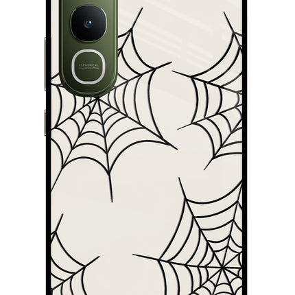 Spider Web Vivo Y400 5G Glass Case