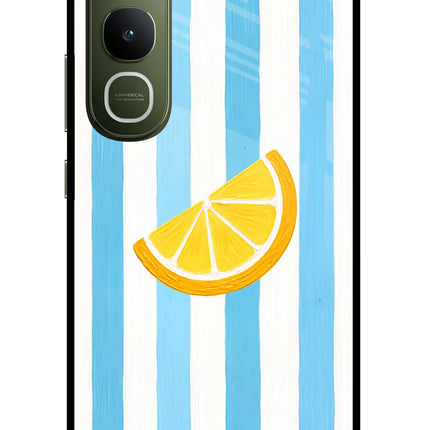 Summer Lemon Vivo Y400 5G Glass Case