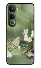 Aesthetic anime Vivo Y400 5G Glass Case