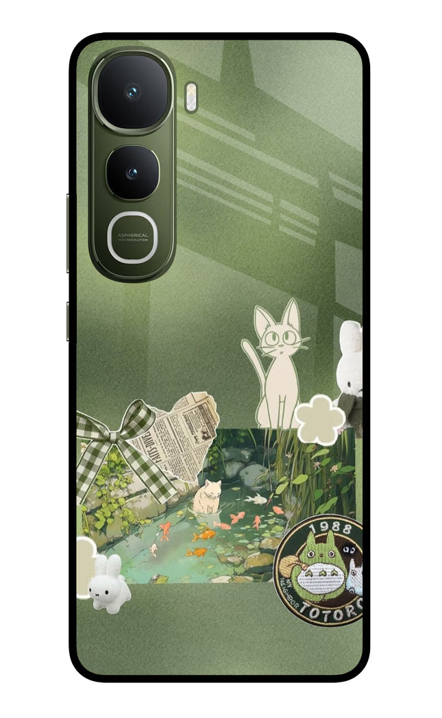 Aesthetic anime Vivo Y400 5G Glass Case